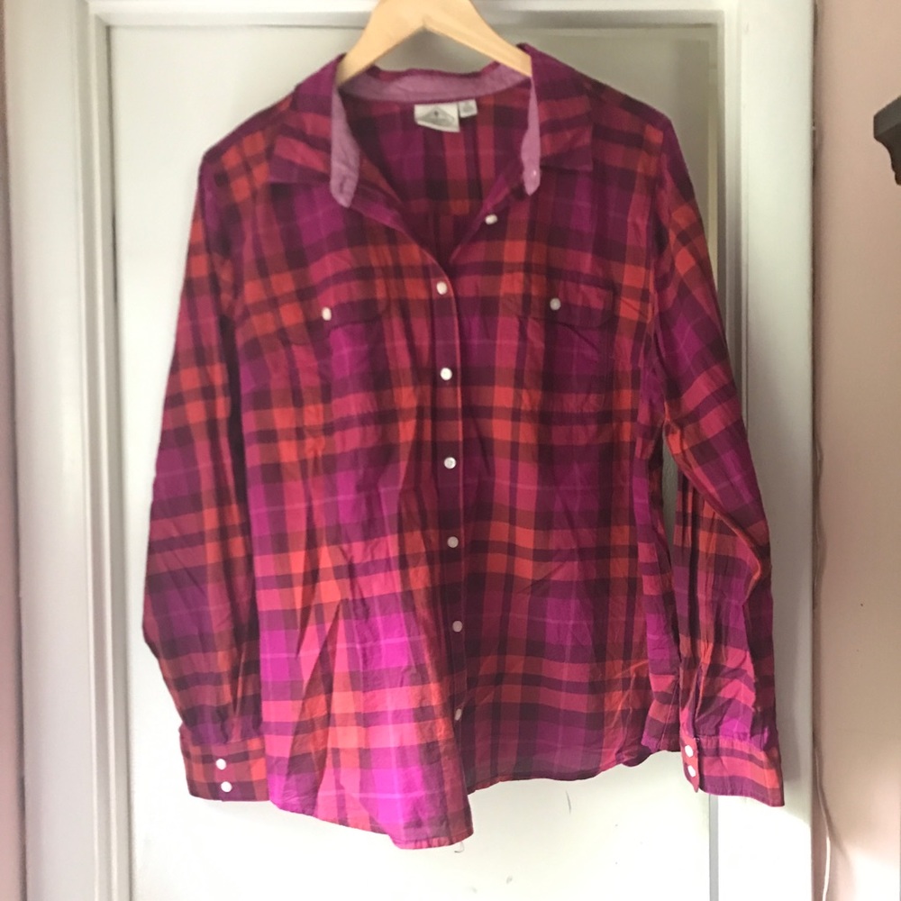 2-Set Button-Down Plaid Shirts - Picture 3 of 3